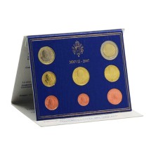 Ватикан Официальный набор евро-монет 2007 г    в буклете