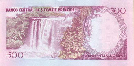 Сан-Томе и Принсипе 500 добра 1993 г. Предводитель восстания рабов Рей Амадор UNC