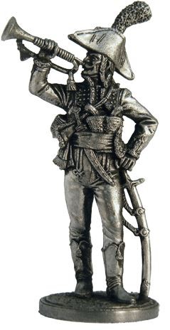 Солдатик  Трубач полка дромадеров. Франция, 1801-02 гг.