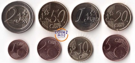 Люксембург Годовой набор из 8 евро - монет 2021 г.