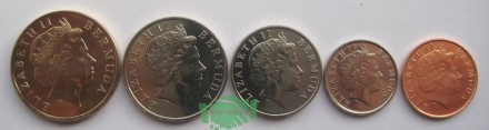 Бермудские острова Набор из 5 монет 2008 г.