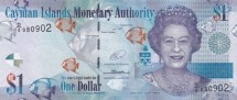 Каймановы острова 1 доллар 2014 Скалистый утес Блеф  UNC 