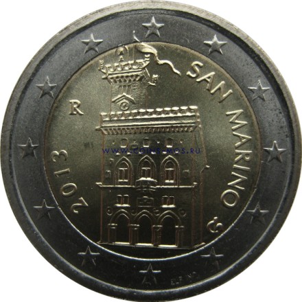 Сан-Марино 2 евро 2013 г.  