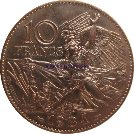 Франция 10 франков 1984 г. «200 лет со дня рождения Франсуа Рюда»