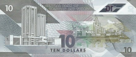 Тринидад и Тобаго 10 долларов 2020 Птица Кокорико UNC Пластиковая!