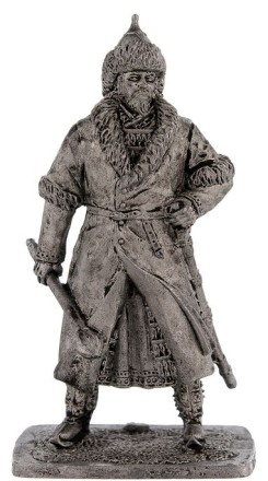 Солдатик Монгольский знатный воин, 13 век / оловянный солдатик