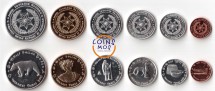 США Индейская резервация Чероки. Набор из 6 монетовидных жетонов 2017
