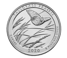США 25 центов 2020 Толлграсс-Прери. Канзас   P  