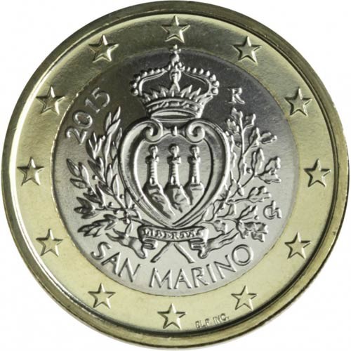 Сан-Марино 1 евро 2015 г.    