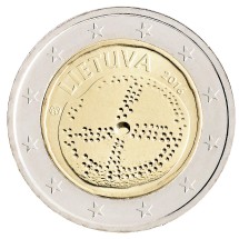 Литва 2 евро 2016  Балтийская культура