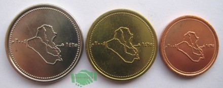 Ирак Набор из 3-х монет 2004 г.