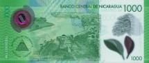 Никарагуа 1000 кордоба 2017(2019) г.  Река Сан-Хуан  UNC Полимер