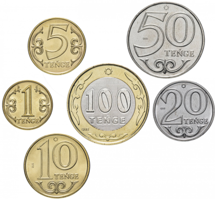Казахстан Набор из 6 монет 2019 г