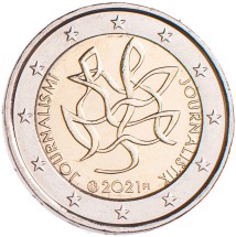 Финляндия 2 евро 2021 Журналистика