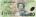 Новая Зеландия 20 долларов 1999 - 2013 г «Новозеландский сокол» UNC пластик