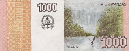 Ангола 1000 кванза 2012 Водопад Каландула UNC