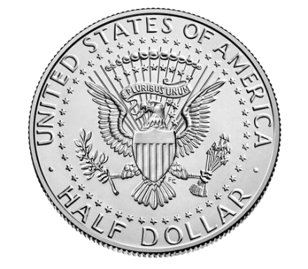 США Кеннеди 1/2 доллара 2020 г D