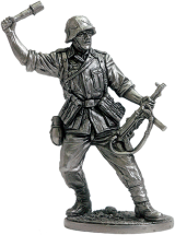 Солдатик Автоматчик с гранатой, Вермахт (Германия). 1942-1945 гг. 