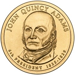 США Джон Куинси Адамс 1 доллар 2008 г.