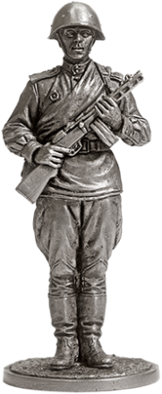 Солдатик Гвардии красноармеец с ППШ. 1943-45 гг. СССР