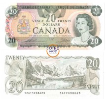 Канада 20 долларов 1979 г «Моренные озера, Альберта»  UNC     