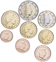 Люксембург Набор  из 8 евро-монет  2015 г   