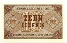 Германия (ФРГ) 10 пфеннингов  1967 г. UNC   