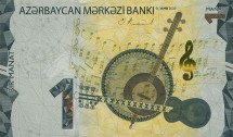 Азербайджан 1 манат 2020   Музыкальные инструменты   UNC 