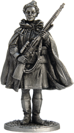 Солдатик Снайпер 528-го стрелкового полка Наталья Ковшова, 1942 год. СССР