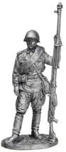 Солдатик Гвардии ефрейтор - наводчик противотанкового ружья (ПТРС). СССР, 1943-45 гг. 