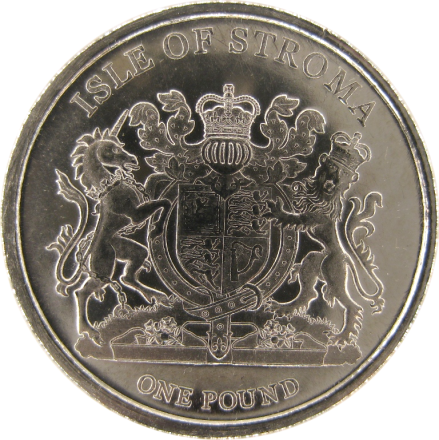 Остров Строма (Шотландия) Кошки Набор из 3 монет (1 фунт) 2016