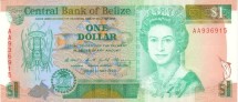 Белиз 1 доллар 1990 г  Морская жизнь Белиза  UNC