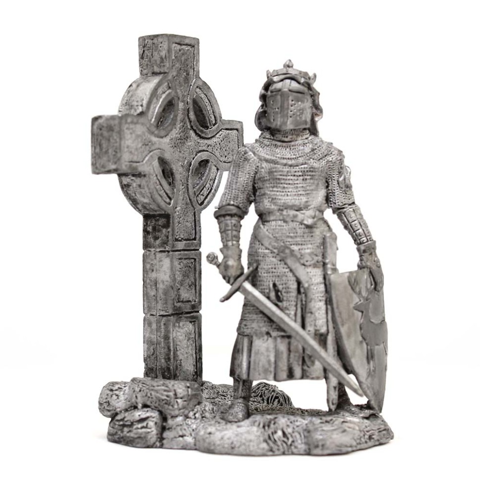 Солдатик Шотландский рыцарь 13 век (75мм)      