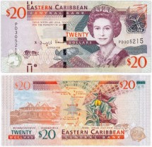 Восточные Карибы 20 долларов 2016  Дом правительства (Монтсеррат) UNC  