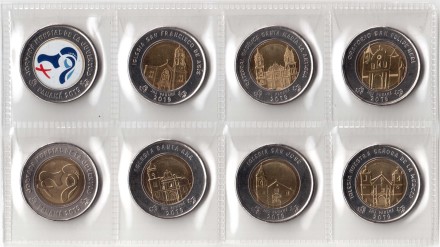 Панамы Набор из 8 монет 2019