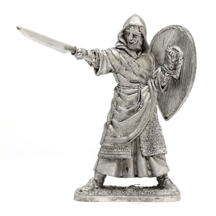 Солдатик Монах-рыцарь 12 век  (65мм)         