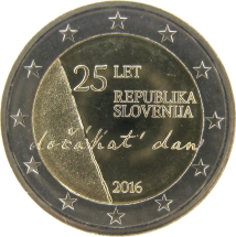 Словения 2 евро 2016 / 25 лет Государственности 