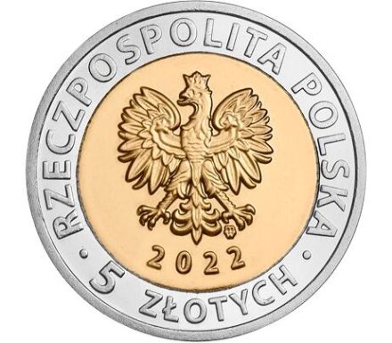 Польша 5 злотых 2022 / Замок Мошна