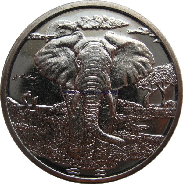 Сьерра-Леоне  СЛОН  1 доллар 2007 г.