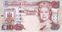 Гибралтар 10 фунтов стерлингов 2006 г.  Генерал Эллиот. Великая осада Гибралтара в 1779 - 1783 г.  UNC 