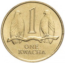 Замбия 1 квача 1992 г.  Птицы