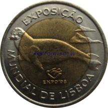 Португалия 100 эскудо 1997 г Северный морской котик