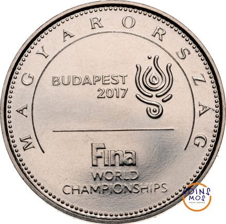 Венгрия 50 форинтов 2017 г. /Чемпионат мира по водным видам спорта/