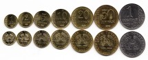 Таджикистан  Набор из 7 монет 2011 г 