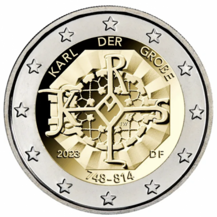 Германия 2 евро 2023 / 1275 лет со дня рождения Карла Великого