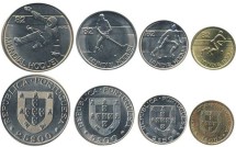 Португалия «Хоккей с мячом» Набор из 4 монет 1982 г.