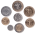 Западная Африка Набор монет 1, 5, 10, 25, 50, 100, 200, 500 франков КФА 2002-2012