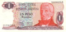Аргентина 1 песо аргентино 1983-1984 Полуостров Льяо-Льяо в Патагонии  аUNC  