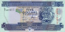 Соломоновы острова 5 долларов 2004 - 2018   UNC  