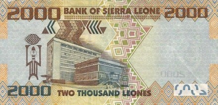 Сьерра-Леоне 2000 леоне 2013 г. Уоллес-Джонсон Исаак Теофилус Акунна UNC